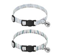 Small Dogs Collars Release Buckle Male Dog Collars 2 Packs Flag - Raising Ceremony Scene Half - Mast Flags & Urban Architecture