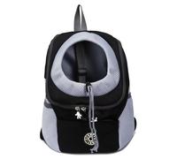 Small Dogs Dog Backpack Carrier, Oxford Fabric, Adjustable Shoulder Straps, Ventilation Mesh, Safe Zipper Design, Reflective Straps, Perfect For Pets 3-7 Kg