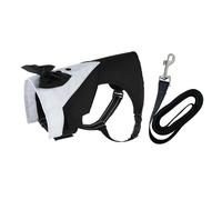 Small Dogs Wedding Suit Halloween Costume Pet Role Play Outfit Photography Props Clothes Puppy Vest Harness With Leash Dog Party Suit For Cosplay Wedding