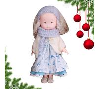 Small Dolls - Cute Anime Rag Doll, Soft Plush Girl Toy, Sweet Dress Outfit, Lovely Room Display, Charming Gift Holiday Birthday, Decrative Bedroom Keepsake | Adorable Collectible Doll for Kids