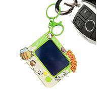 Small Doodle Board - Cute Bee Writing Tablet Pendant, Erasable Mini Keychain for Travel Sketch Board for Painting, Writing and Playing cr