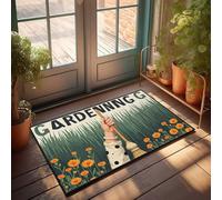 Small Door Mat Spring Into Action: Gardening Tips For Beginners Doormat Home Goods Porch Mats For Front Door Outside(50X80CM)
