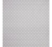 Small Dot Grey PVC Vinyl Oilcloth Wipe Clean Tablecloth Tablecloth 140cm x 120cm (55" x 47") Long