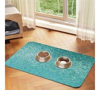 Small Dot Tiles Shape Printing Pet Absorbent Leather Tablecloth,Pet Absorbent Leather Mat,Tidy Feeding Area For Dogs, Cats,Pets