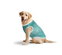 Small Dot Tiles Shape Soft Cotton T-Shirt Vest for Large Dogs, Print Pet Clothes Breathable Pet Pullover Tee Sleeveless Sweatshirt (3xl-5xl)