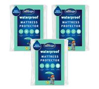 (Small Double, 3 Pack) Silentnight Waterproof Mattress Protector - Bundles
