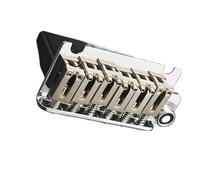 Small double locking bridge string spacing 10.5mm black tremolo seat suitable for electric guitar accessories silver Generic Acoustic Guitar Bridge