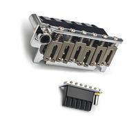 Small Double Locking Tremolo Bridge String Pitch 10.5mm Black Suitable for Electric Guitar Accessories Silver Generic Acoustic Guitar Bridge