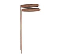 Small Dowsing Rod Set with Wooden Ergonomic Handle for Yes/Not Divination Water Detection & Spirits Communication Paranormal Investigation Dowsing Tool