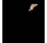 Small Dripping Pizza Men's T-Shirt - Black - S - Black