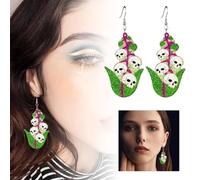 Small Drop Earrings for Women These Captivating Earrings Unleash Your Dark Glamour! Trendy (A, 7cm)