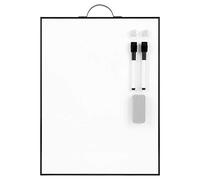 Small Dry Erase White Board - 16" X 12" Portable Aluminum Frame Mini Whiteboard with Holder Magnetic Board for Kids to Do List Notepad for Office, Home, Kitchen, School.