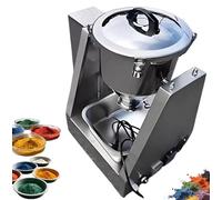 Small Dry Powder Mixer,Electric Stainless Steel Dry Powder Mixing Machine,Industrial Mixer for Powder and Granular Materials,360°Rotation,with Timer & Variable Speed Control(10L-5kg)