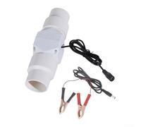Small Duct Exhaust Fan 10W 12V High Power Quiet Blower For Kitchen Bathroom Marine Ventilation System White Color 20Mm To 50Mm(25mm)