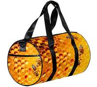 Small Duffel Bags Sports Tote Bag for Yoga,bee hive Honey,Outdoor Fitness Bags Carry on Bag