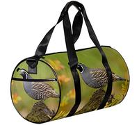 Small Duffel Bags Sports Tote Bag for Yoga,Wild Bird Photo,Outdoor Fitness Bags Carry on Bag