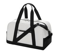 Small Duffle Bag 14 inch Carry On Mini Duffel Bag Lightweight for Travel Gym Sport-Off White