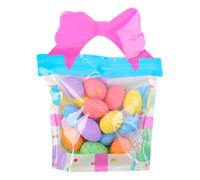 Small Easter Foam Eggs, Speckled Egg Decoration, 18 Pieces Colorful Eggs with Craft Feature, Festival Toy Egg Piece, Foam Easter Decor with Playful Style, Basket and Party Favor for Spring