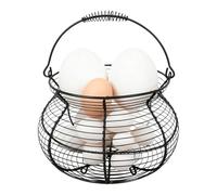 Small Egg Basket | Vintage Storage Rack,with Handle Counter Egg Holder,for Fruit Vegetable Picnic Farmhouse Garden Harvest Easter