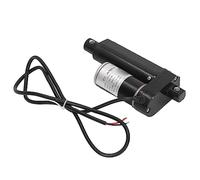 Small Electric Actuator Metal Gear Motor 50mm Stroke Linear Motion 12VDC Black for Various Applications (Actuator with Controller Remote Control)