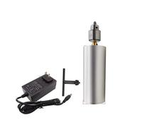 Small Electric Drill Set DIY Electric Grinder RS555 High Torque DC Motor Compatible With 12V5A Power Adapter Metal Aluminum Shel(UK)