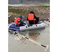 Small Electric Outboard Motor for Kayak, Hand Held Trolling Motor for Tube Fishing Boat, Drill Propeller Engine/Canoe Thrust Thruster Kit(With Bracket,L-100cm(39 3/8"))