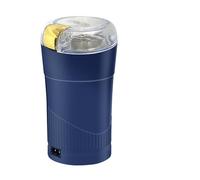 Small Electric Pepper Grinder Kitchen Spice Grinding Tool for Coffee Bean Portable Coffee Maker Machine Travel Coffee(Blu)