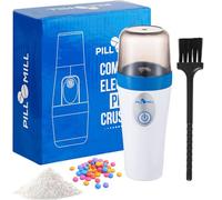 Small Electric Pill Crusher Fine Powder by Pill Mill - Pill Grinder Fine Powder Extremely Fine - Hospital Grade Pill Crusher for Elderly - Electric Pill Grinder for Medicine - Pill Crusher for Pets