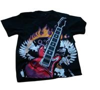 (Small) Electric Rock Guitar T-Shirt Playable Guitar! Gadget Electronic Guitar T-Shirt