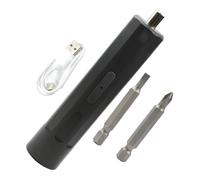 Small Electric Screwdriver, Rechargeable Cordless Screwdriver with 2 Magnetic Bits Portable Automatic Screw Driver Set, Household Repair Tool Bit Holder for Screwdriver