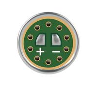 Small electrical condenser microphone core electret microphone component for integration into various sound device accessories