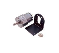 Small electronic starter GB37-520 with Metal Gears electronic starter, Electric Lock Billboard Dc Toy Car electronic starter, Micro DIY Robot Dc electronic starter high Torque (Color : 24v Motor+brak