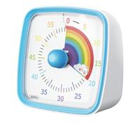 Small Electronic Timers With Colorful Rainbow Dials Time Management Device Quiet Operate Tool For Kid & Adults Rainbow Dials