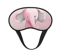 Small Elephant Sleep Mask for Side Sleeper, Blackout Sleeping Eye Mask, Soft Breathable Eye Cover for Women Men Travel Eyeshade, Relaxing Zero Pressure Night Blindfold