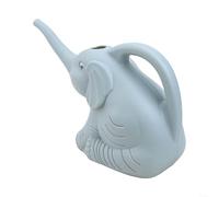 Small Elephant Watering Can for Kids Gardening, Creative Animal Shape Plant Sprinkler, Lightweight PP Plastic Waterer with Top Fill Spout for Home Yard, Pink(Wise blue)