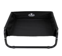 Easipet Elevated Dog Bed Black, Small 56x56x24cm, Steel Frame for Small Breeds