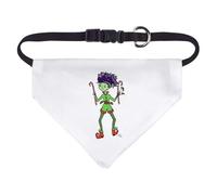 Small 'Elf With Candy Canes' Dog/Cat/Pet Bandana (PD00058863)