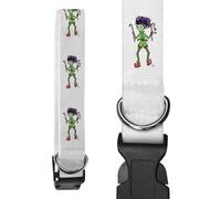Small 'Elf With Candy Canes' Dog Collar (PR00058815)