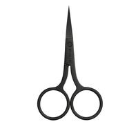 Small Embroidery Scissors - 3.5 Inch Stainless Steel Sharp-Pointed Scissor - Precision Thread, Yarn, Cross Stitch, Quilting & Knitting Scissors - Compact, Durable & Comfortable Handle (Black)