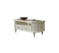 Small End Tables Modern Coffee Table Retro Coffee Table Solid Wood Living Room Home Simple White Coffee Table Center Table Coffee Tables for Living Room