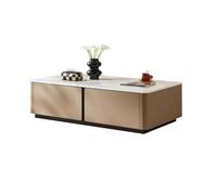 Small End Tables Modern Coffee Table Saddle Leather Rock Slab Coffee Table Side Table Living Room Home Modern Square Coffee Table Tea Table Coffee Tables for Living Room