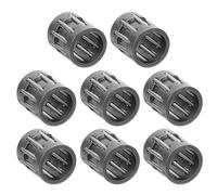 Small Engine Piston 0.6x0.47 Inch Needle Roller Bearing, 8pcs | Alloy Steel and Metal Build, Maintains Alignment, Fatigue Resistant, for Mower Engines and Connecting Rods
