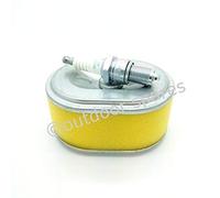 Small Engine Service Kit Included NGK Plug & Aftermarket Air Filter Compatible With Honda GX110 & GX120