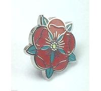Small England County of Lancashire Red Rose Quality Enamel Lapel pin Badge T091E