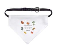 Small 'Every Leaf Speaks Bliss To Me' Dog/Cat/Pet Bandana (PD00057977)