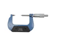 Small faces Spline micrometers 0-25mm 25-50mm Type A φ2*5mm 1-2inch outside micrometer small anvil micrometer(Type A D2 L5mm,0-25mm)