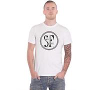 Small Faces T Shirt Band Logo Official Mens White L
