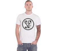 Small Faces T Shirt Band Logo Official Mens White XXL