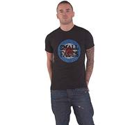 Small Faces T Shirt Mod Target Band Logo Official Mens Black XL