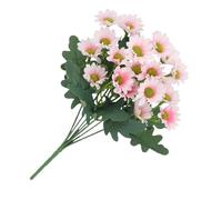 Small Fake Flower Plant - Artificial Silk Flowers | Single Long Stem Fake Roses, Bunches Peony Artificial Flowers White Flowers Silk Peonies Bouquets for Wedding Party Table Centrepieces Floral